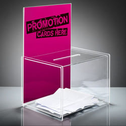 Sigel VA150 rangement de cartes de visites Acrylique Rose
