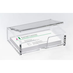 Sigel VA112 rangement de cartes de visites Acrylique Transparent