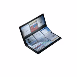 Sigel VZ175, Plastique, Noir, 288 cartes, 90 x 58 mm, 300 mm, 180 mm