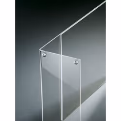 Sigel TA212 support de panneau et stand d'information A5 Acrylique Transparent