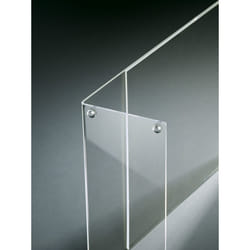 Sigel TA217 support de panneau et stand d'information A7 Acrylique Transparent