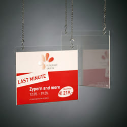 Sigel TA241 support de panneau et stand d'information A4 Acrylique Transparent