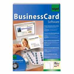 Sigel BusinessCard, Création d'étiquettes, Allemand, Néerlandais, Anglais, Français, Italien, Win, Windows 98SE/2000/ME/XP/Vi ...