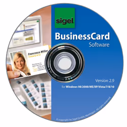 Sigel BusinessCard Création d'étiquettes