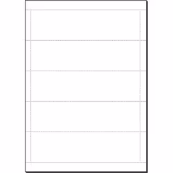 Sigel LP734 étiquette non-adhésive 100 pièce(s) Blanc Rectangle