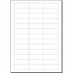 Sigel LP720 étiquette non-adhésive 156 pièce(s) Blanc Rectangle