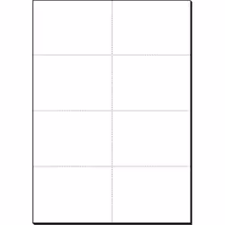 Sigel LP701 étiquette non-adhésive 160 pièce(s) Blanc Rectangle