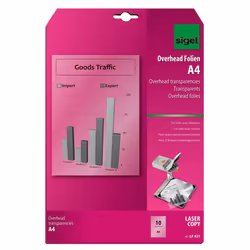 Sigel LF421, Transparent, Laser, A4 (210×297 mm), 100 µm, 10 feuilles
