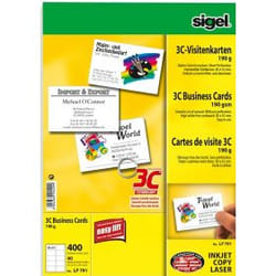 Sigel LP791 carte de visite 400 pièce(s)