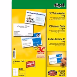 Sigel LP795, 55 mm, 85 mm, 10 feuilles, 100 pièce(s)