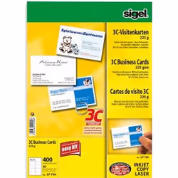 Sigel LP796, 55 mm, 85 mm, 40 feuilles, 400 pièce(s)