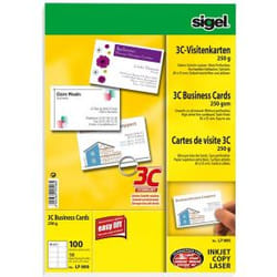 Sigel LP800 carte de visite 100 pièce(s)