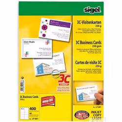 Sigel LP801, 55 mm, 85 mm, 40 feuilles, 400 pièce(s)