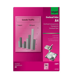 Sigel KF545 film d'impression A4 (210×297 mm) Transparent 100 feuilles