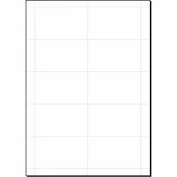 Sigel LP898 étiquette non-adhésive 100 pièce(s) Blanc Rectangle
