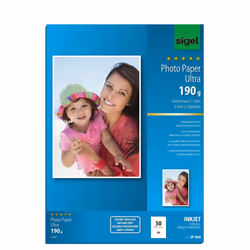 Sigel InkJet Ultra, Satin, 190 g/m², A4, 50 feuilles