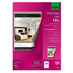 Sigel LP341 papier jet d'encre A4 (210x297 mm) Gloss 200 feuilles Blanc