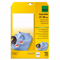 Sigel LP715, Blanc, Imprimante d'étiquette non-adhésive, Papier, Universel, Rectangle, 200 g/m²