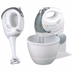 Bomann CB 336, Robot mixer, Gris, Blanc, 250 W, 230 V, 50 Hz