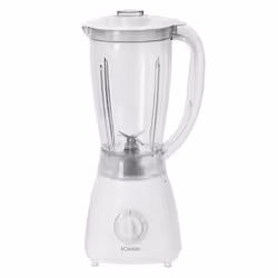 Bomann UM 378 CB, Mélangeur de table, 1,5 L, Fonction d'impulsion, Pileur de glace, 500 W, Blanc