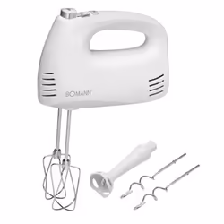 Bomann HM 381 CB, Batteur à main, Blanc, 300 W, 220-240 V, 50 - 60 Hz