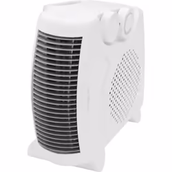 Bomann HL 1095 CB, Chauffage de ventilateur électrique, Sol, Blanc, 2000 W, 1000 W, 220 - 240 V