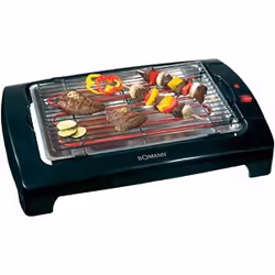 Bomann BQ 1240 CB, 2000 W, Noir, 230 V, 50 Hz, 480 mm, 360 mm