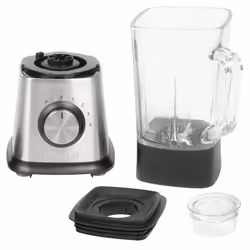 Bomann UM 1374 CB 1,5 L Mélangeur de table 650 W Noir, Acier inoxydable