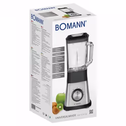 Bomann UM 1374 CB 1,5 L Mélangeur de table 650 W Noir, Acier inoxydable - Vue supplémentaire 5