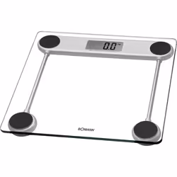 Bomann PW 1417 CB, Pèse-personne électronique, 150 kg, 100 g, Argent, Transparent, Verre, LCD
