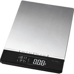 Bomann KW 1421 CB Noir, Acier inoxydable Balance de ménage électronique