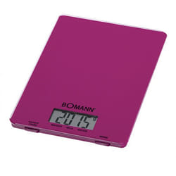Bomann KW 1515 CB Violet Comptoir Carré Balance de ménage électronique