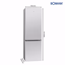 Bomann KG 184.1 réfrigérateur-congélateur Pose libre 269 L D Acier inoxydable - Vue supplémentaire 5
