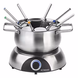 Bomann FD 2248 CB, 8 personne(s), 1,2 L, Acier inoxydable, Rond, Acier inoxydable, 1400 W