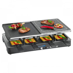Bomann RG 2279 CB raclette 1400 W Noir, Gris
