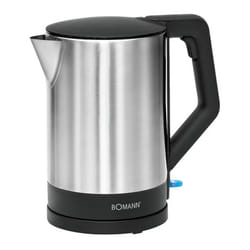 Bomann WKS 3002 CB bouilloire 1,5 L 2200 W Noir, Acier inoxydable
