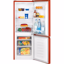 Bomann KG 320.2 réfrigérateur-congélateur Pose libre 165 L E Rouge