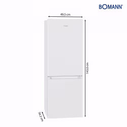 Bomann KG 320.2 réfrigérateur-congélateur Pose libre 165 L E Blanc - Vue supplémentaire 5