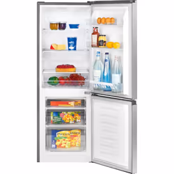 Bomann KG 322.1 réfrigérateur-congélateur Pose libre 175 L D Acier inoxydable