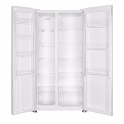 Bomann 7344 frigo américain Pose libre 442 L E Blanc