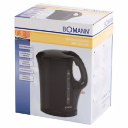Bomann WK 5011 CB bouilloire 1,7 L 2200 W Noir