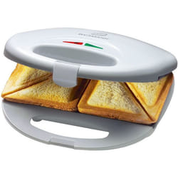 Bomann ST 5016 CB 4 gauffre(s) 750 W Argent
