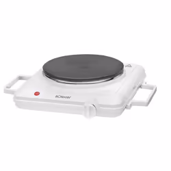 Bomann EKP 5027 CB, Blanc, Comptoir, 1 zone(s), 1 zone(s), Régulier, Rond