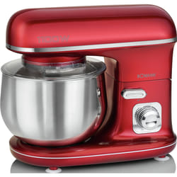 Bomann KM 6010 CB robot de cuisine 1100 W 5 L Rouge, Acier inoxydable