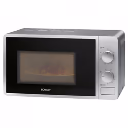 Bomann MWG 6015 CB, Comptoir, Micro-onde combiné, 20 L, 700 W, Rotatif, Argent