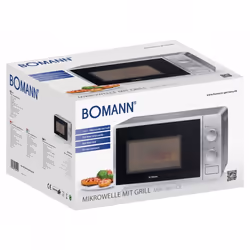 Bomann MWG 6015 CB Comptoir Micro-onde combiné 20 L 700 W Argent