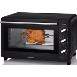 Bomann MBG 6023 CB, 30 L, Noir, Pose libre, Rotatif, 100 - 230 °C, 29 cm
