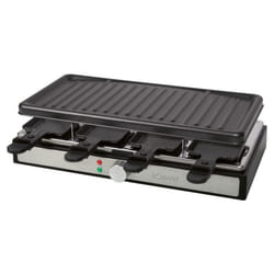 Bomann RG 6039 CB raclette 8 personne(s) 1400 W Noir, Acier inoxydable