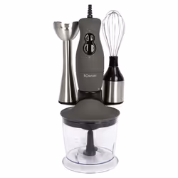 Bomann SMS 6055 CB, Mélangeur par immersion, 0,7 L, 400 W, Gris, Acier inoxydable