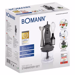 Bomann SMS 6055 CB 0,7 L Mélangeur par immersion 400 W Gris, Acier inoxydable - Vue supplémentaire 11